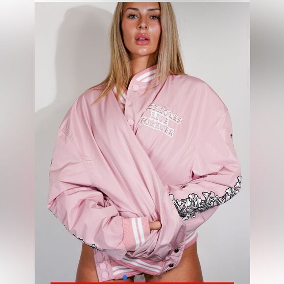 Assholes live forever, bomber jacket L (2400) NEW - Picture 1 of 5